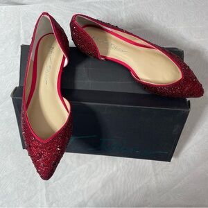 Betsey Johnson Rhinestone flats